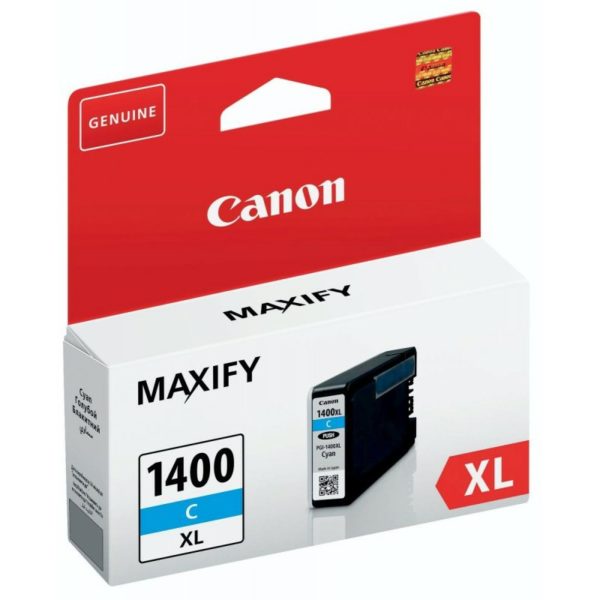 Canon PGI-1400XL C Cyan - Cartouche d'encre XL Canon d'origine (9202B001AA)