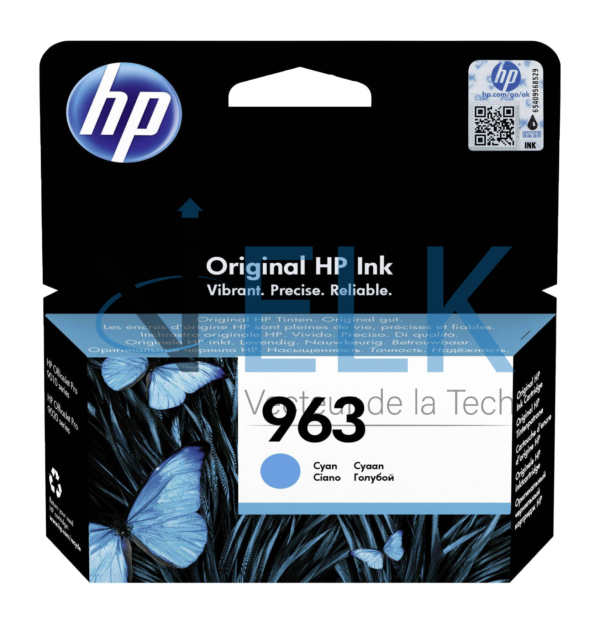HP 963 Cyan - Cartouche d'encre HP (3JA23AE)