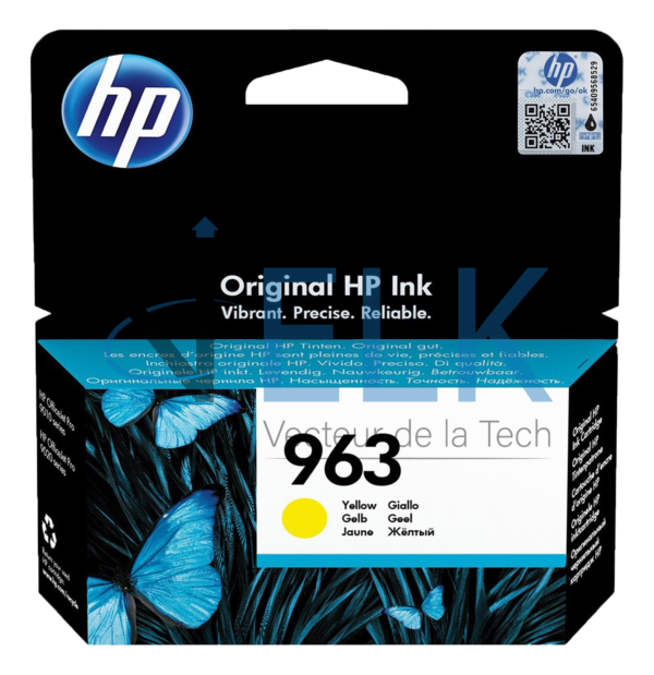 HP 963 Jaune - Cartouche d'encre HP (3JA25AE)