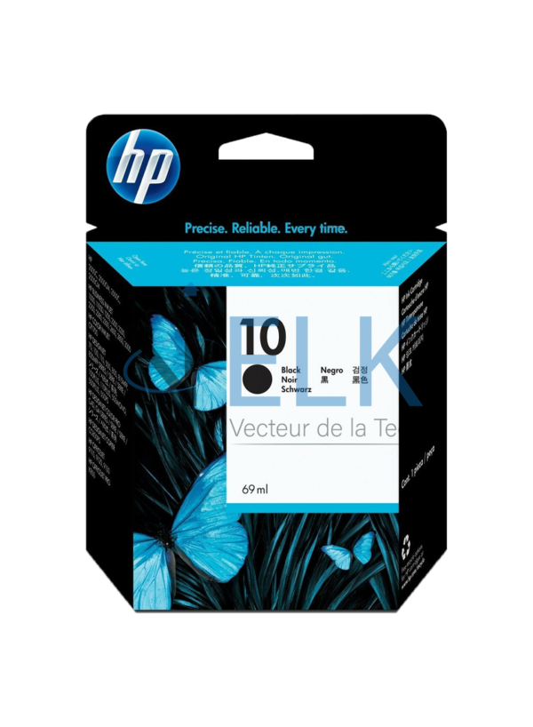 HP 10 Noir - Cartouche d'encre HP d'origine (C4844A)