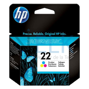 HP 22 trois couleurs - Cartouche d'encre HP d'origine (C9352AE)