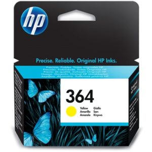 HP 364 Jaune- Cartouche d'encre HP d'origine (CB320EE)