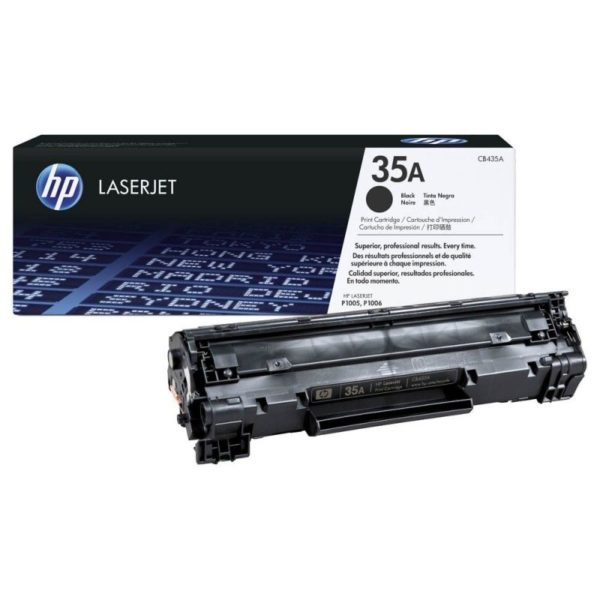HP 35A Noir - Toner HP LaserJet d'origine (CB435A)