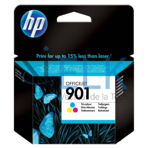 HP 901 trois couleurs - Cartouche d'encre HP d'origine (CC656AE)