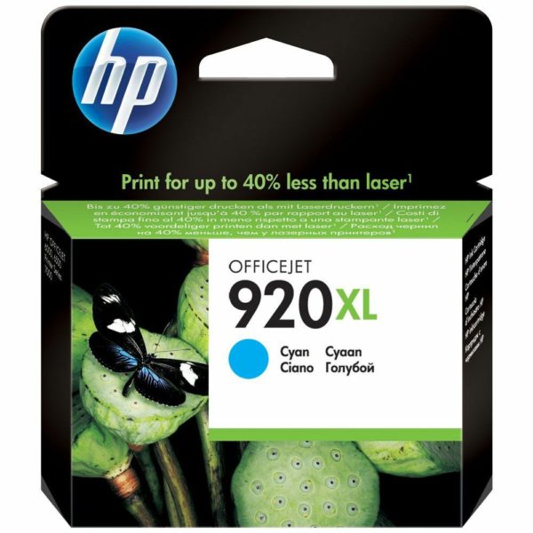 HP 920XL Cyan - Cartouche d'encre XL HP d'origine (CD972AE)