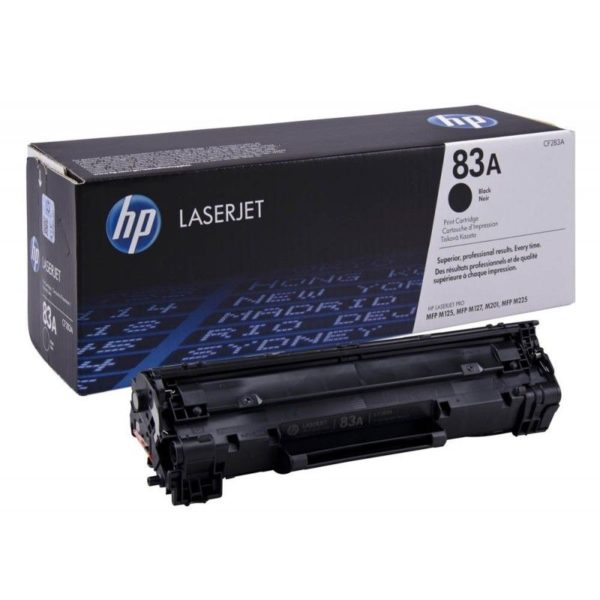 HP 83A Noir - Toner HP LaserJet d'origine (CF283A)