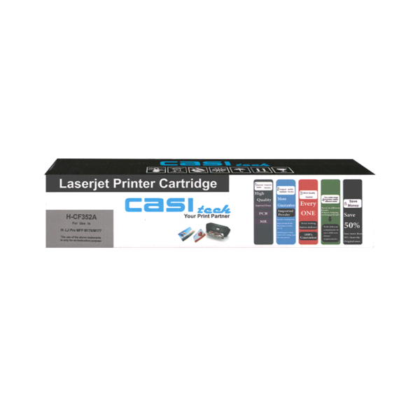 HP 130A Jaune - Toner Compatible (HP-CF352ACASI)