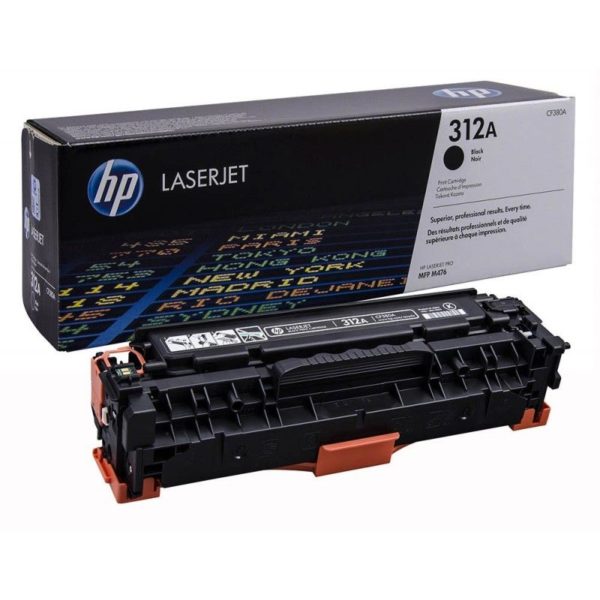 HP 312A Noir - Toner HP LaserJet d'origine (CF380A)
