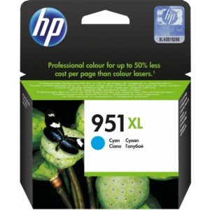 HP 951XL Cyan - Cartouche d'encre XL HP d'origine (CN046AE)