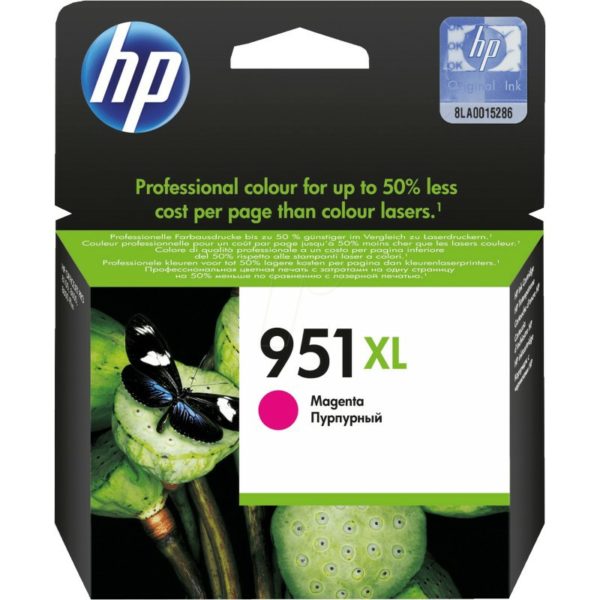 HP 951XL Magenta - Cartouche d'encre XL HP d'origine (CN047AE)