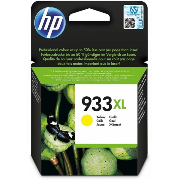 HP 933XL Jaune - Cartouche d'encre XL HP d'origine (CN056AE)