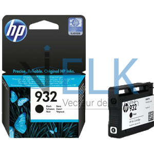 HP 932 Noir - Cartouche d'encre HP d'origine (CN057AE)
