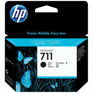 HP 711 Noir - Cartouche d'encre HP d'origine (CZ133A)