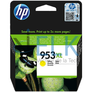 HP 953XL Jaune - Cartouche d'encre XL HP d'origine (F6U18AE)