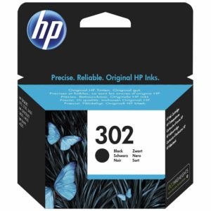 HP 302 Noir - Cartouche d'encre HP d'origine (F6U66AE)