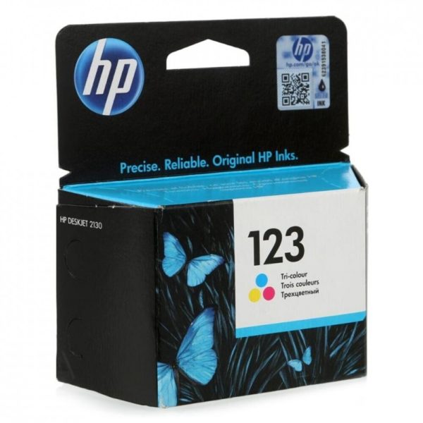 HP 123 trois couleurs - Cartouche d'encre HP d'origine (F6V16AE)