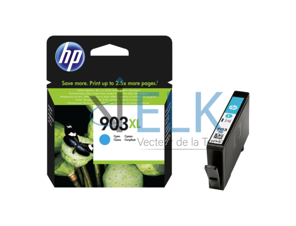 HP 903XL Cyan - Cartouche d'encre XL HP d'origine (T6M03AE)