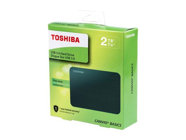 TOSHIBA - Disque Dur Externe 2To USB 3.2 Gen 1 Canvio Ba