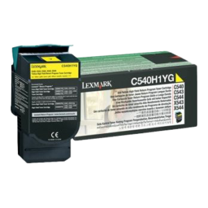 Toner LEXMARK Return C54x, X54x ‎Yellow (C540H1YG)