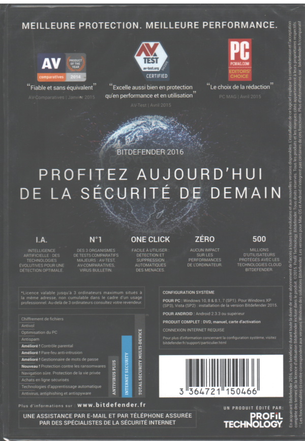 Antivirus Bitdefender internet security (ANTBIT-INT) – Image 2
