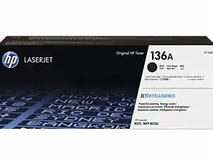 HP 136A Noir - Toner HP LaserJet d'origine (W1360A)