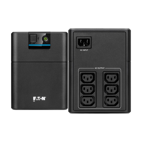 Onduleur Line-interactive Eaton 5E Gen2 5E1200UI USB - 660 W / 1200 VA - 6 prises C13 – Image 2
