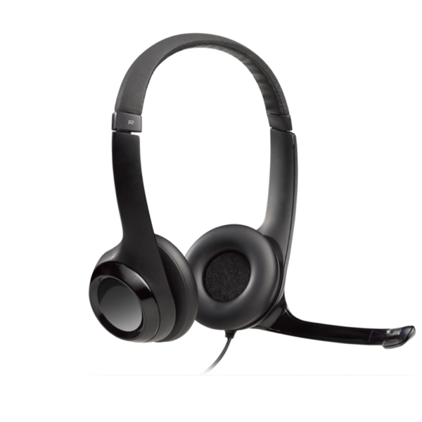 Casque Logitech H390 avec microphone anti-parasite - USB (981-000406)