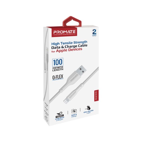 XCord-Ai High Tensile Strength Data & Charge Cable for Apple Devices