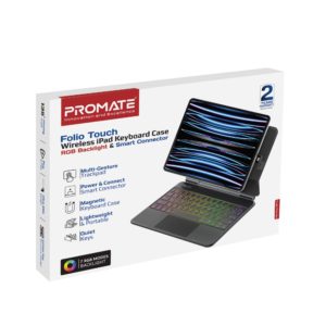 FlexKeys-11Pro : Étui Folio pour Clavier Sans Fil – Rétroéclairage & Connecteur Intelligent