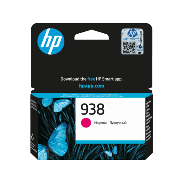 HP 938 Magenta - Cartouche d'encre HP d'origine (4S6X6PE)