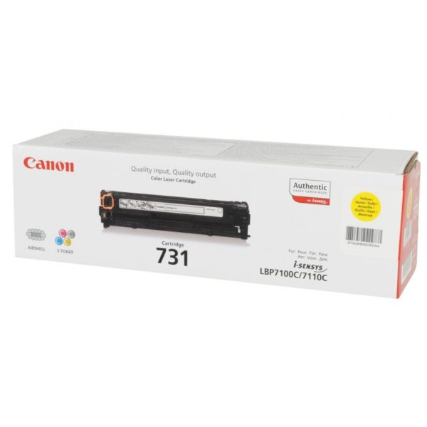 Canon 731 Jaune - Toner Canon d'origine (6269B002AA)