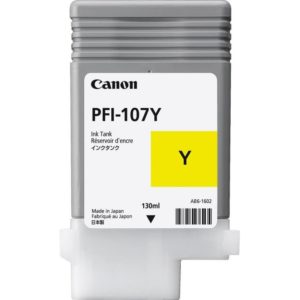 Cartouche Canon PFI-107Y Original Jaune (6708B001AA)