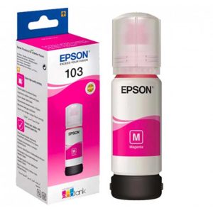 Epson 103 Magenta - Bouteille d'encre Epson EcoTank d'origine (C13T00S34A)