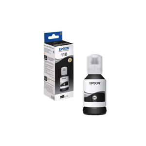 Epson 110 Noir - Bouteille d'encre Epson d'origine (C13T03P14A)