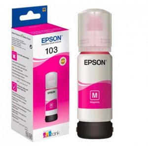 Epson 101 Magenta - Bouteille d'encre Epson EcoTank d'origine (C13T03V34A)
