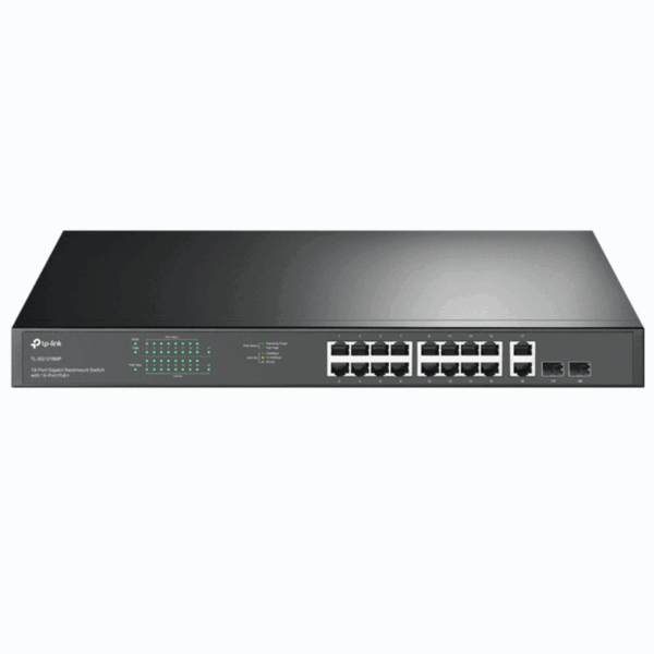 Switch TP-Link TL-SG1218MP 18 ports Gigabit rackable avec 16 PoE+
