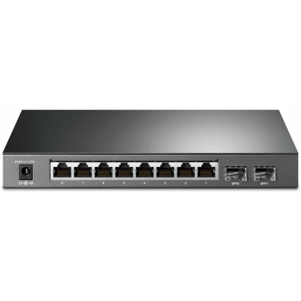 Switch TP-Link TL-SG2210P JetStream 8 ports Gigabit Smart PoE+ et 2 emplacements SFP – Image 2