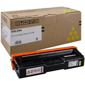 Cartouche toner Ricoh SP C250 Yellow originale haute capacité