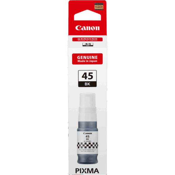 Canon GI-45BK – Bouteille d’encre noire originale 6000 pages