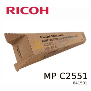 Cartouche toner Ricoh MP C2551 Yellow originale haute capacité