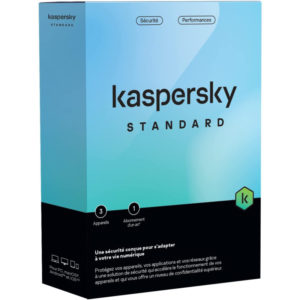 Kaspersky Standard Antivirus 3 postes 1 an protection essentielle