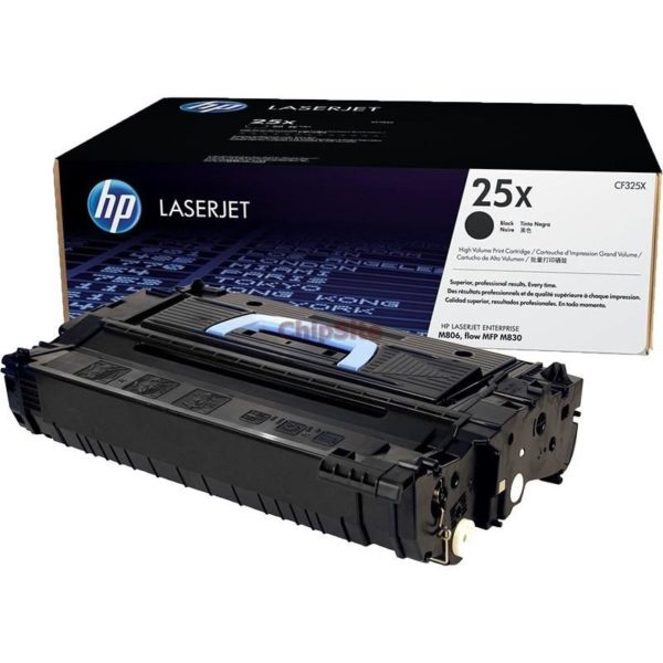 Toner HP 25X CF325X noir grande capacité pour LaserJet Enterprise M806 M830